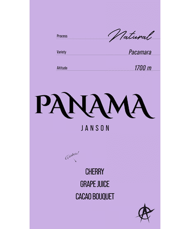 Panama Janson, Pacamara - Natural